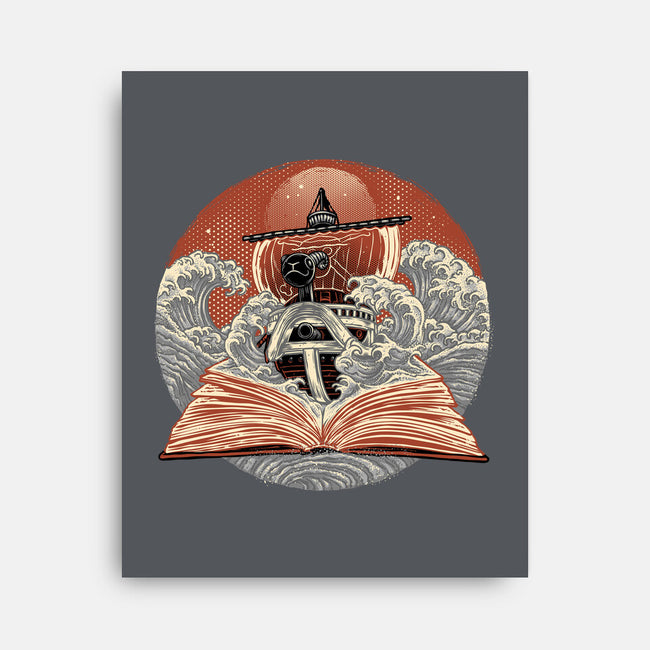 Tidal Pages-None-Stretched-Canvas-glitchygorilla