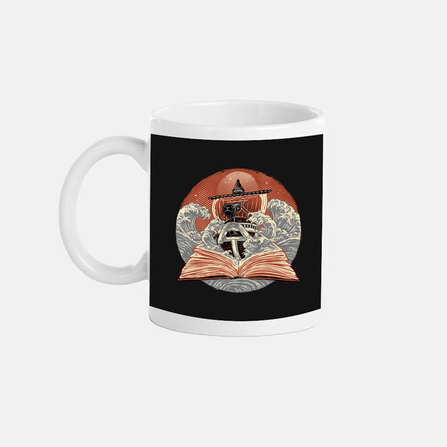 Tidal Pages-None-Mug-Drinkware-glitchygorilla