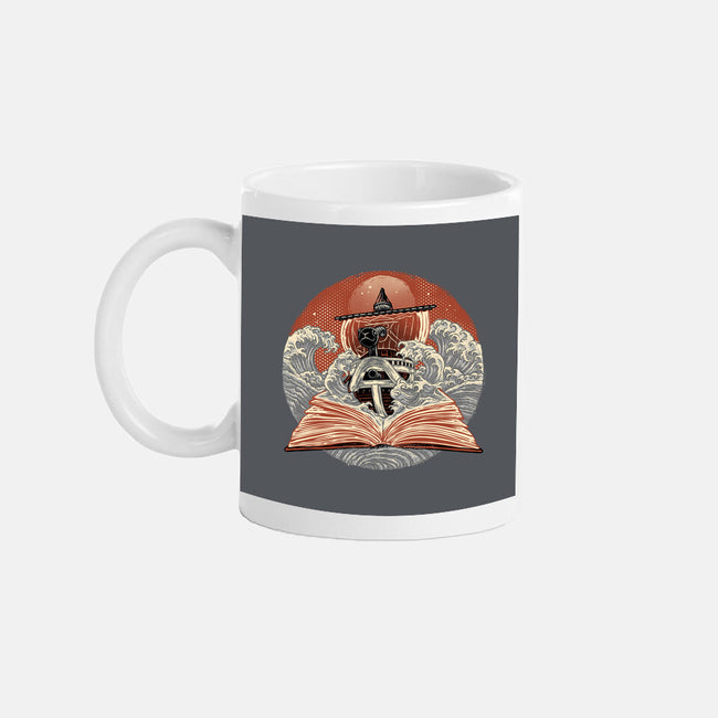 Tidal Pages-None-Mug-Drinkware-glitchygorilla