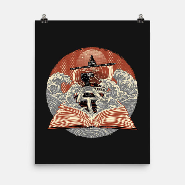 Tidal Pages-None-Matte-Poster-glitchygorilla
