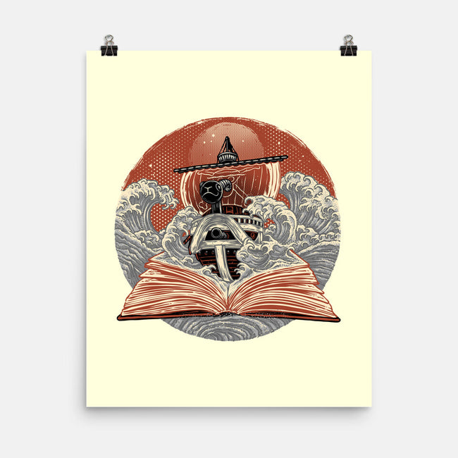 Tidal Pages-None-Matte-Poster-glitchygorilla