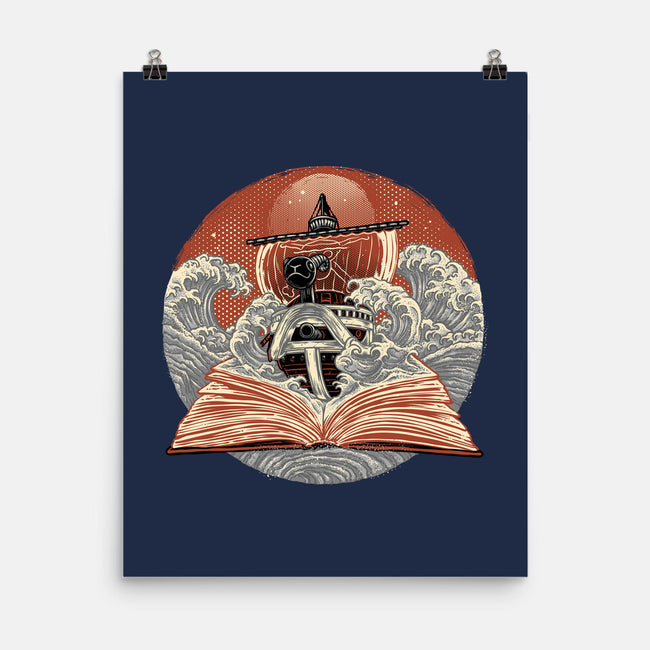 Tidal Pages-None-Matte-Poster-glitchygorilla