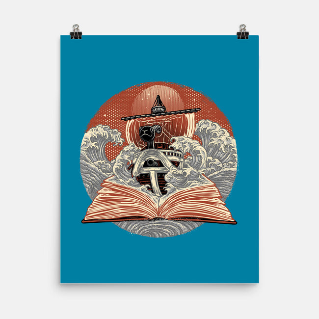 Tidal Pages-None-Matte-Poster-glitchygorilla