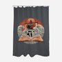 Tidal Pages-None-Polyester-Shower Curtain-glitchygorilla