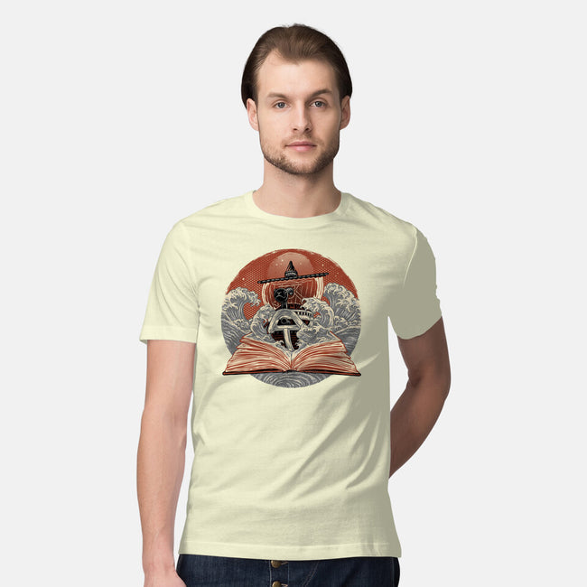 Tidal Pages-Mens-Premium-Tee-glitchygorilla