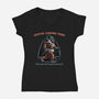 Cryptid Camping Tours-Womens-V-Neck-Tee-glitchygorilla