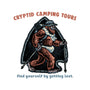 Cryptid Camping Tours-Womens-Basic-Tee-glitchygorilla