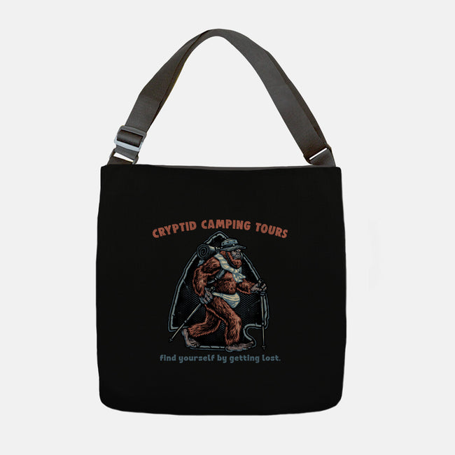 Cryptid Camping Tours-None-Adjustable Tote-Bag-glitchygorilla