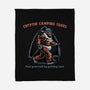 Cryptid Camping Tours-None-Fleece-Blanket-glitchygorilla