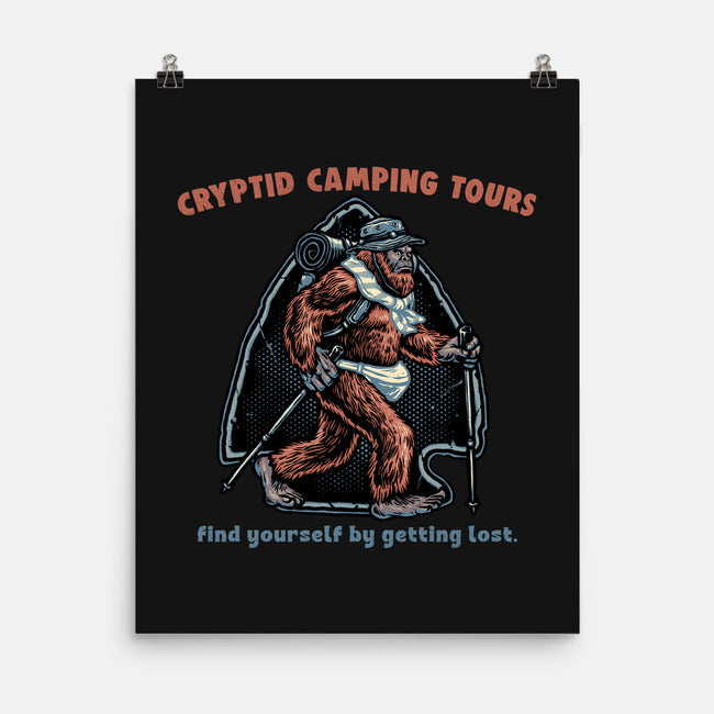 Cryptid Camping Tours-None-Matte-Poster-glitchygorilla