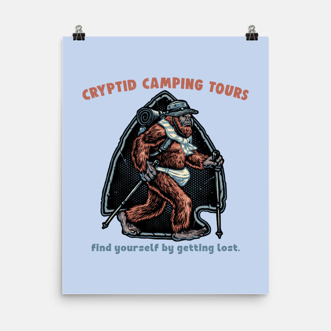 Cryptid Camping Tours-None-Matte-Poster-glitchygorilla