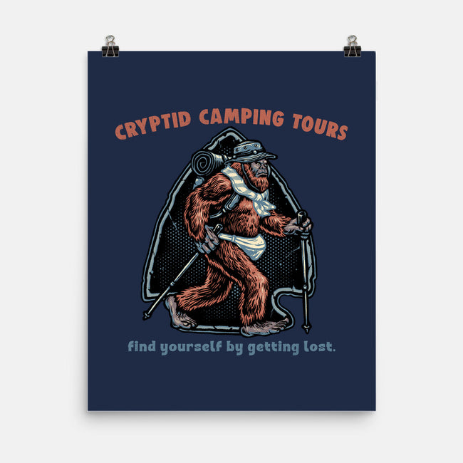 Cryptid Camping Tours-None-Matte-Poster-glitchygorilla