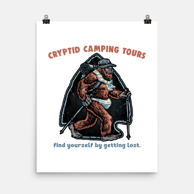 Cryptid Camping Tours-None-Matte-Poster-glitchygorilla