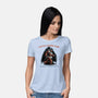 Cryptid Camping Tours-Womens-Basic-Tee-glitchygorilla