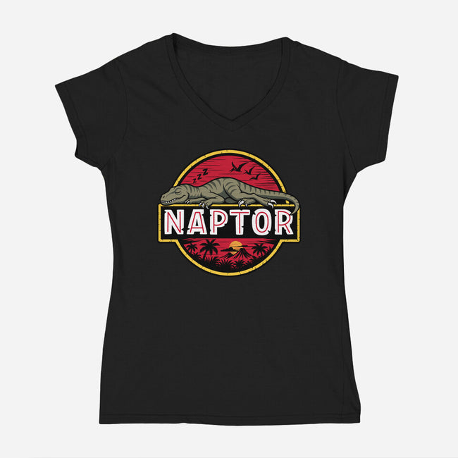 Naptor-Womens-V-Neck-Tee-OPIPPI