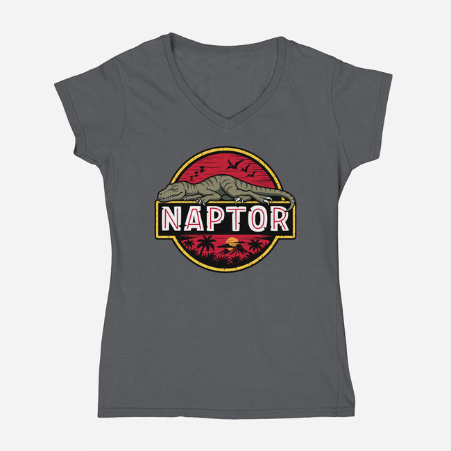 Naptor-Womens-V-Neck-Tee-OPIPPI