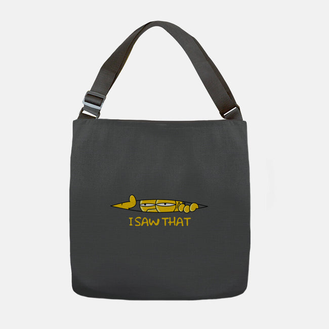 I Saw That Doh-None-Adjustable Tote-Bag-rocketman_art