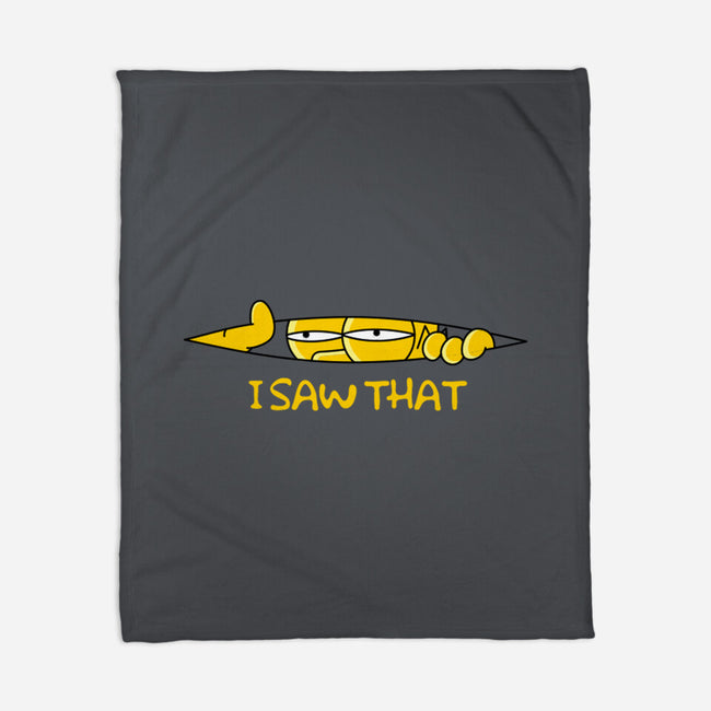 I Saw That Doh-None-Fleece-Blanket-rocketman_art