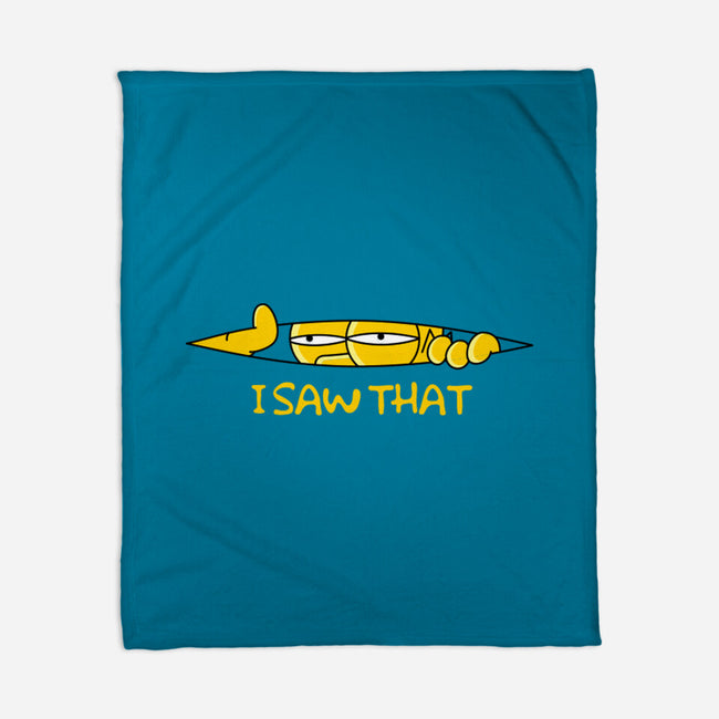 I Saw That Doh-None-Fleece-Blanket-rocketman_art