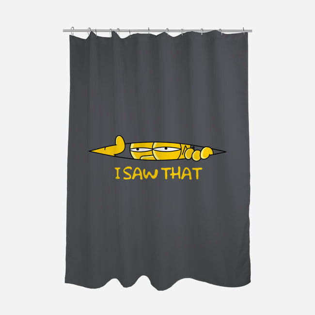 I Saw That Doh-None-Polyester-Shower Curtain-rocketman_art