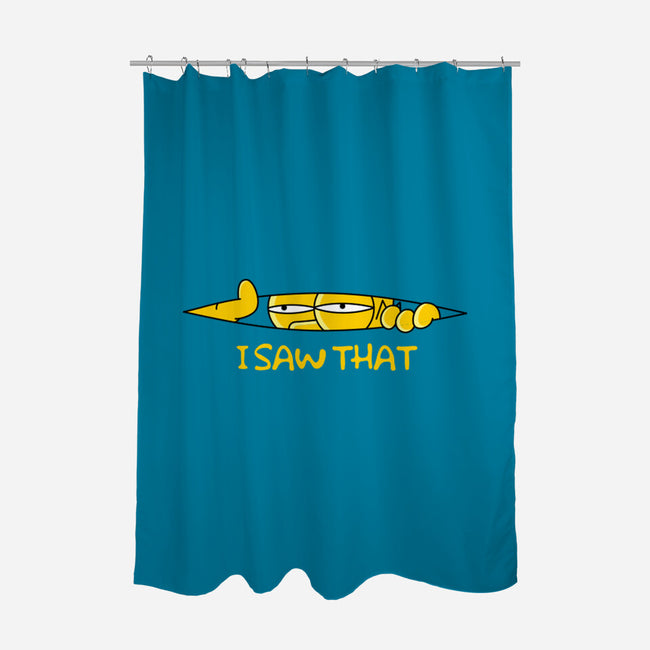 I Saw That Doh-None-Polyester-Shower Curtain-rocketman_art