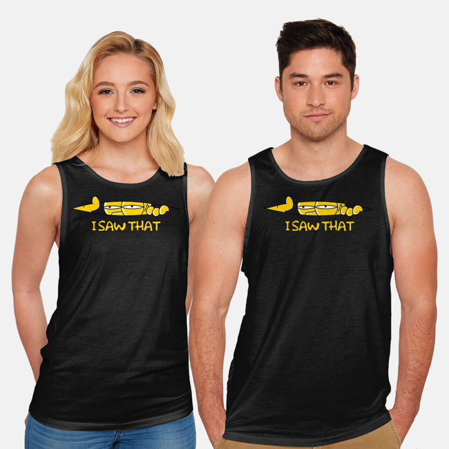 I Saw That Doh-Unisex-Basic-Tank-rocketman_art