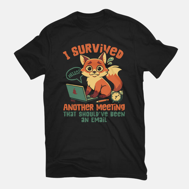I Survived Another Meeting-Mens-Heavyweight-Tee-worlddominationforcats