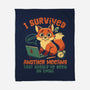 I Survived Another Meeting-None-Fleece-Blanket-worlddominationforcats
