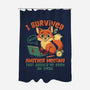I Survived Another Meeting-None-Polyester-Shower Curtain-worlddominationforcats