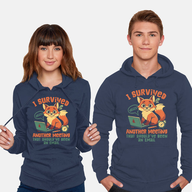 I Survived Another Meeting-Unisex-Pullover-Sweatshirt-worlddominationforcats