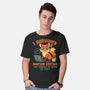 I Survived Another Meeting-Mens-Basic-Tee-worlddominationforcats