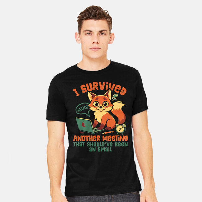 I Survived Another Meeting-Mens-Heavyweight-Tee-worlddominationforcats