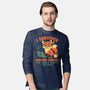 I Survived Another Meeting-Mens-Long Sleeved-Tee-worlddominationforcats