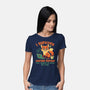 I Survived Another Meeting-Womens-Basic-Tee-worlddominationforcats