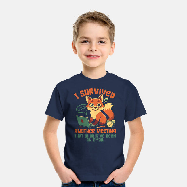 I Survived Another Meeting-Youth-Basic-Tee-worlddominationforcats