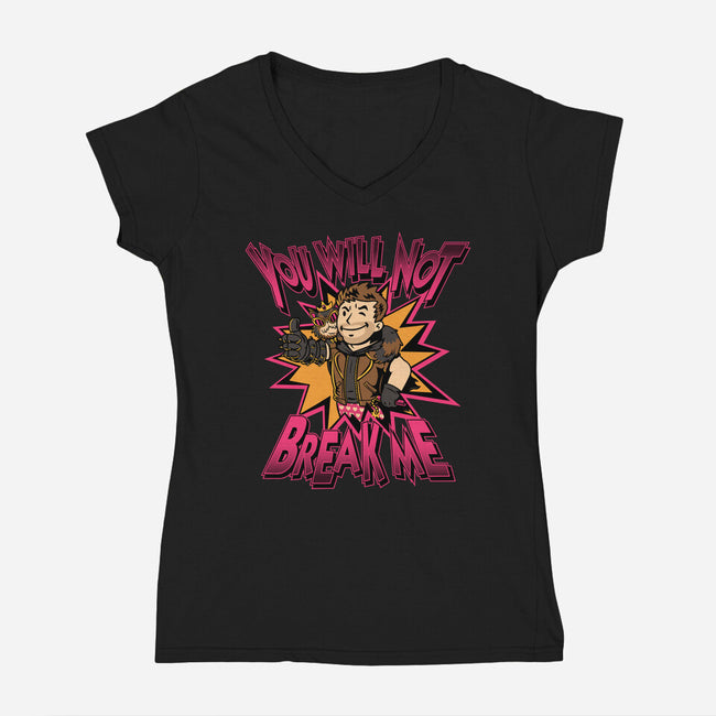 Crawler Boy-Womens-V-Neck-Tee-demonigote