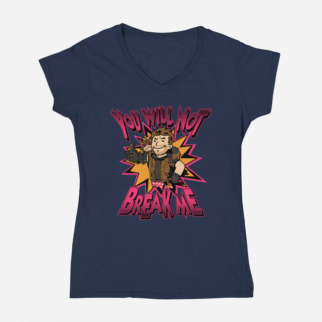 Crawler Boy-Womens-V-Neck-Tee-demonigote