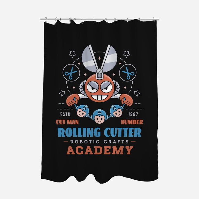 Rolling Cutter Academy-None-Polyester-Shower Curtain-LAGELANTEE
