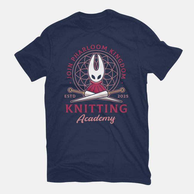 Pharloom Knitting Emblem-Unisex-Basic-Tee-LAGELANTEE