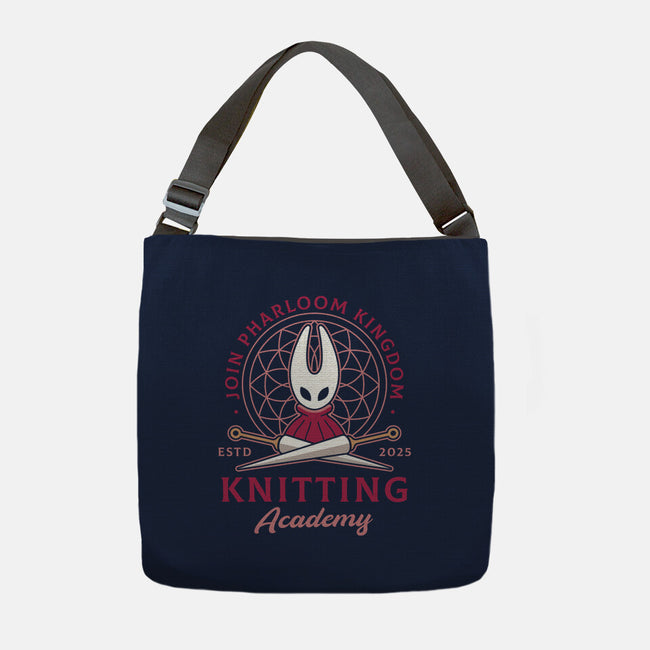 Pharloom Knitting Emblem-None-Adjustable Tote-Bag-LAGELANTEE