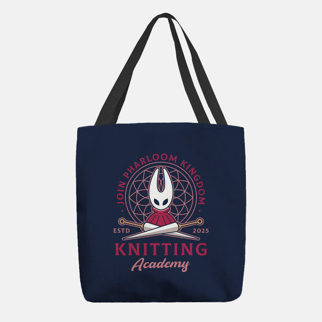 Pharloom Knitting Emblem-None-Basic Tote-Bag-LAGELANTEE