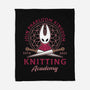 Pharloom Knitting Emblem-None-Fleece-Blanket-LAGELANTEE