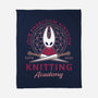 Pharloom Knitting Emblem-None-Fleece-Blanket-LAGELANTEE