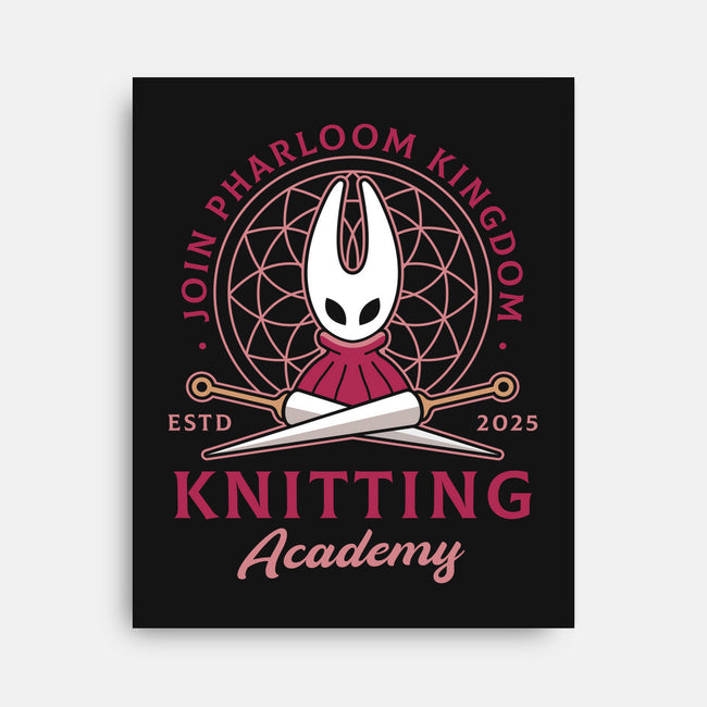 Pharloom Knitting Emblem-None-Stretched-Canvas-LAGELANTEE