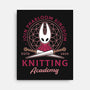 Pharloom Knitting Emblem-None-Stretched-Canvas-LAGELANTEE