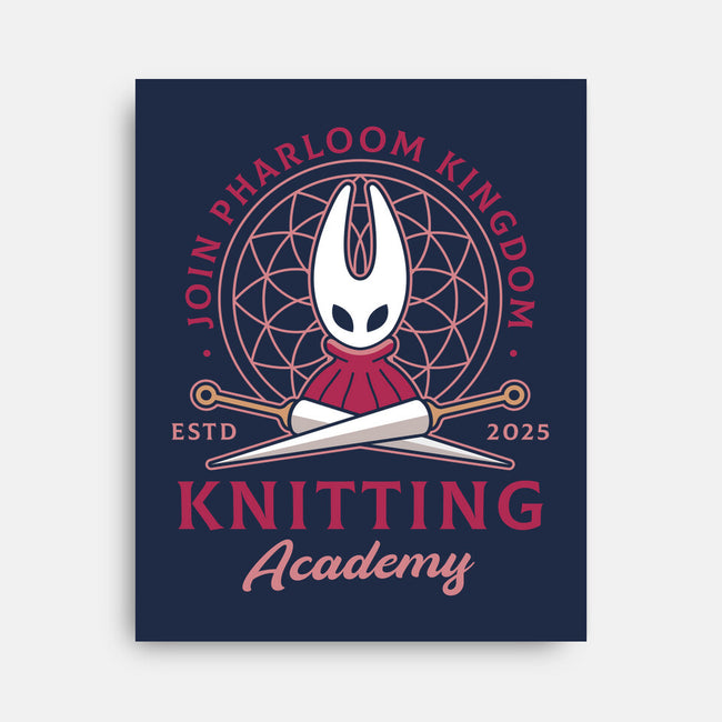 Pharloom Knitting Emblem-None-Stretched-Canvas-LAGELANTEE