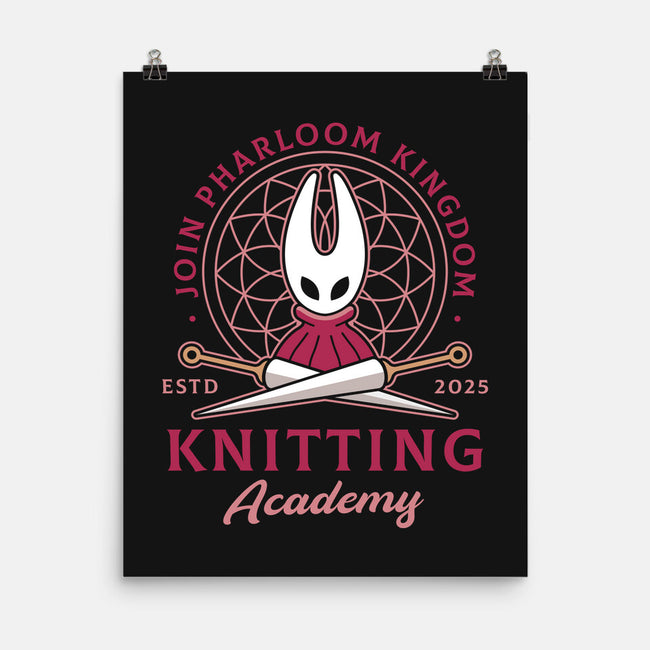Pharloom Knitting Emblem-None-Matte-Poster-LAGELANTEE