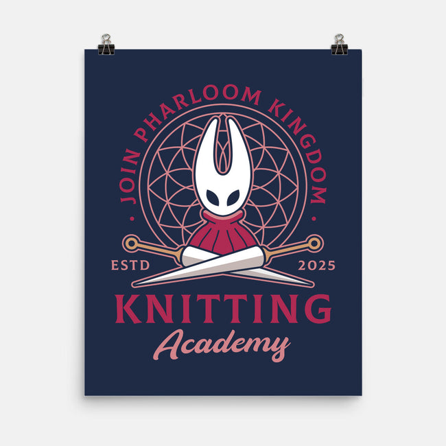 Pharloom Knitting Emblem-None-Matte-Poster-LAGELANTEE