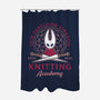 Pharloom Knitting Emblem-None-Polyester-Shower Curtain-LAGELANTEE