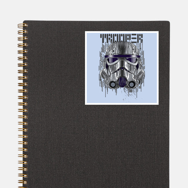 GLITCHTROOPER-None-Glossy-Sticker-silentOp